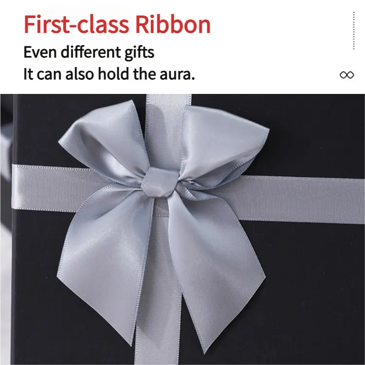 Rectangular Black Gift Box With Lid