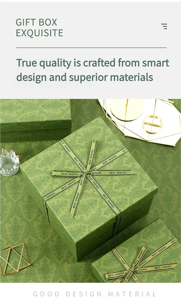 Vintage Style Christmas Wedding Birthday Packing Gift Box